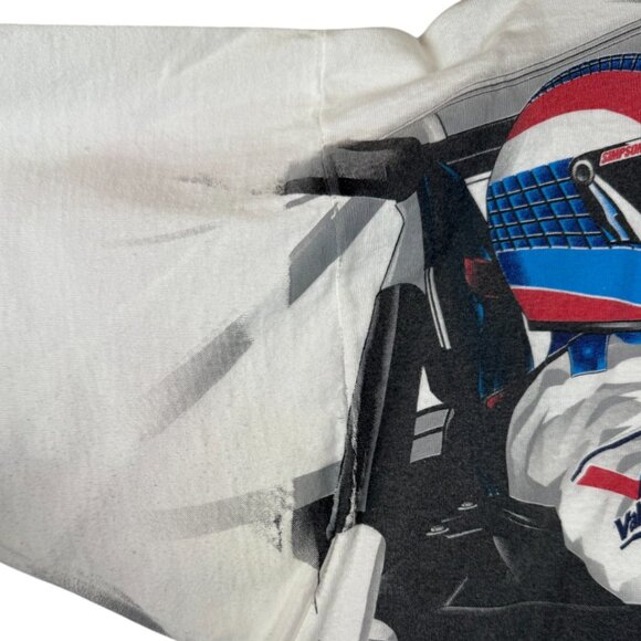 Vintage White Valvoline Race Car Short Sleeve Graphic Tee - Large - Picture 5 of 5